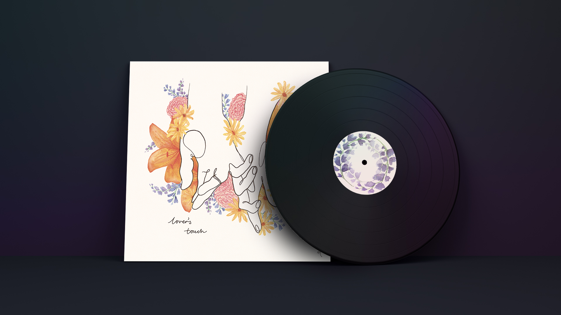 Lover's Touch – Cover Design & Vinyl